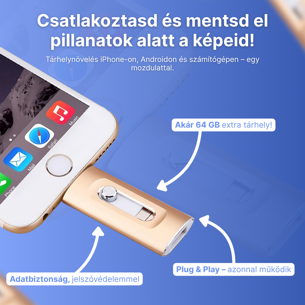 Plugsy™ - 4 az 1-ben Univerzális Pendrive